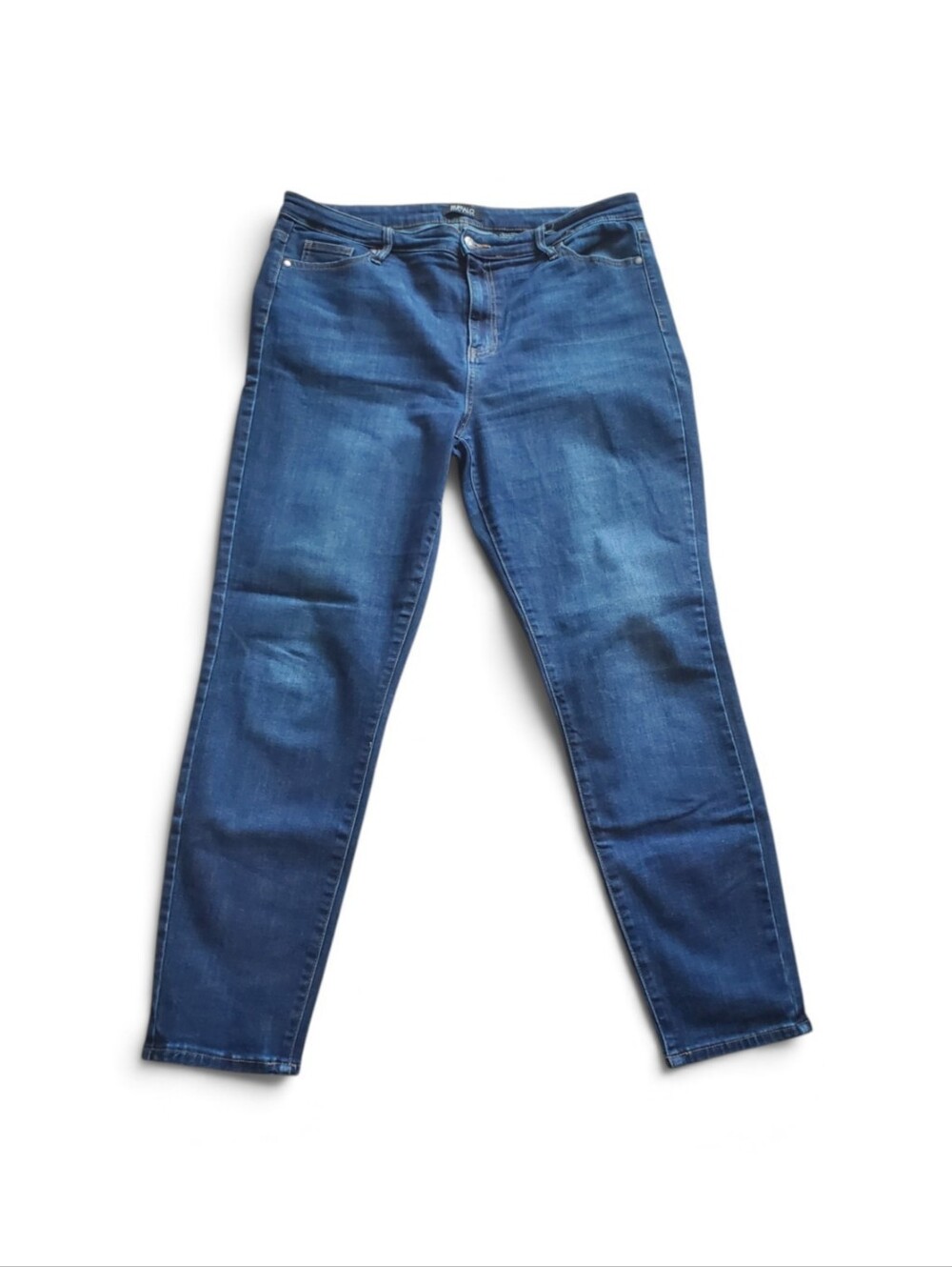 Buffalo David Bitton Women's Skinny Jeans Dark Blue Wash Mollie High Rise 14 34